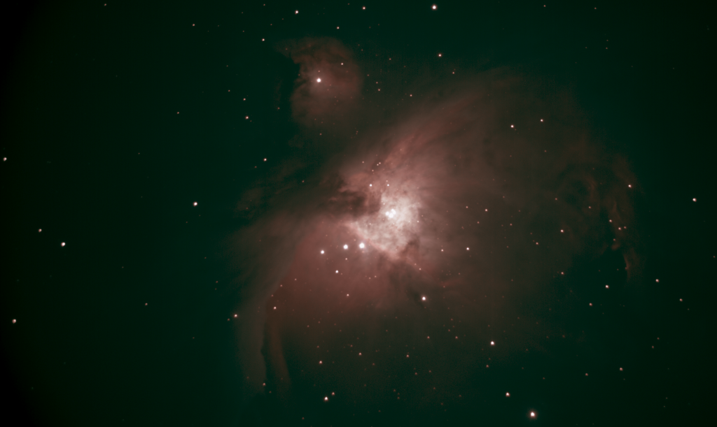 Orion Nebula photographed by Shawn Madden with Celestron 8SE and ASI294c